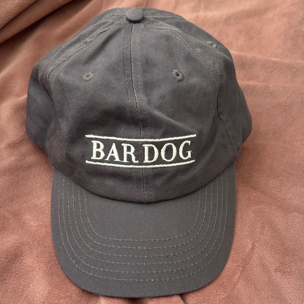 Bar Dog Black Baseball Cap